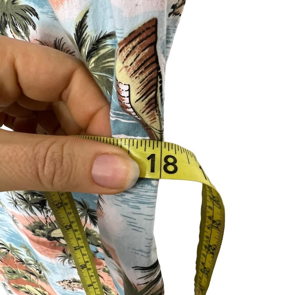 Vintage Tommy Bahama Tropical Print Sheath Dress - Picture 6 of 8